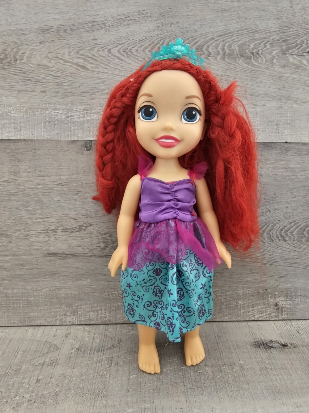 Disney My First Princess Toddler Ariel The Little Mermaid 14" Tall Doll